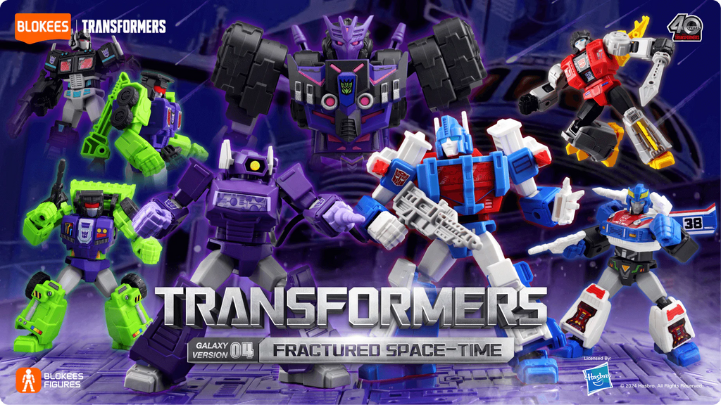 Blokees Figures BLIND| Transformers Galaxy Version 04 Fractured Space-Time