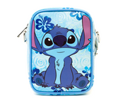 Disney Lilo & Stitch Crossbody Bag in Blue w/ Stitch Flowers