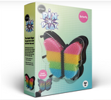 TOP TRENDZ Retro Pin-N-Play Butterfly Fidget Toy/ Pin Art