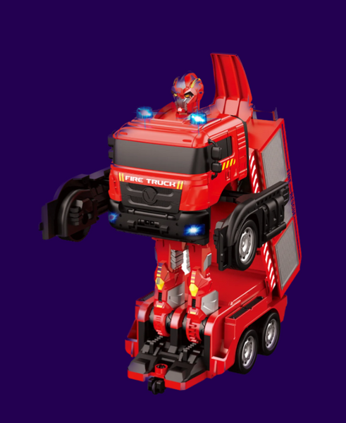 Purple fire truck toy shop