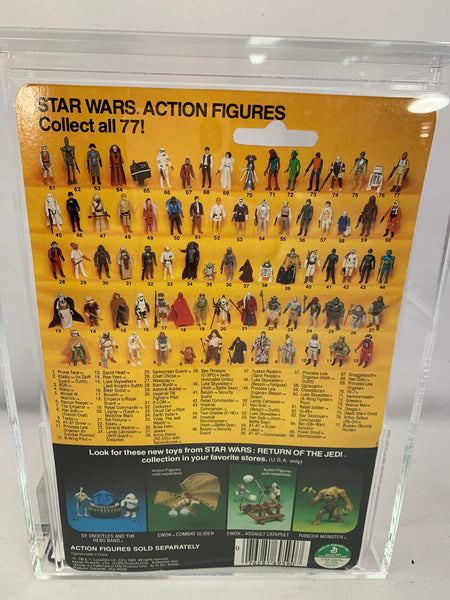 Vintage Star Wars ROTJ Jawa 77-Back-A AFA 85 MOC – Hollywood Heroes