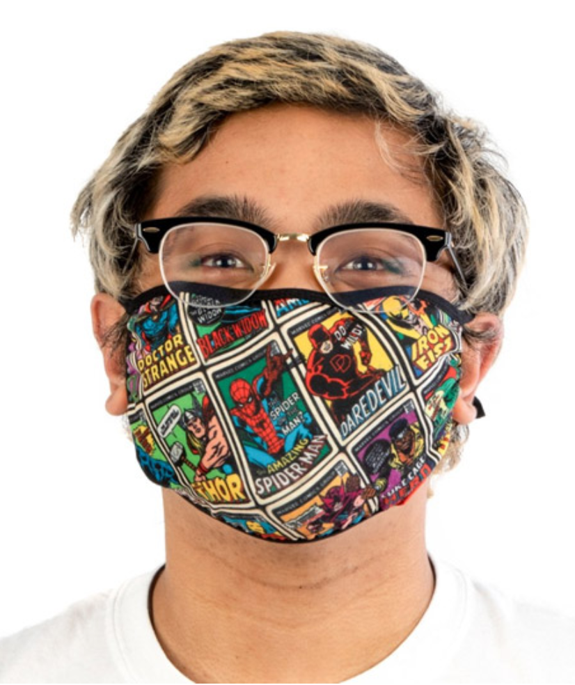 Marvel Comics Adjustable Face Cover Mask