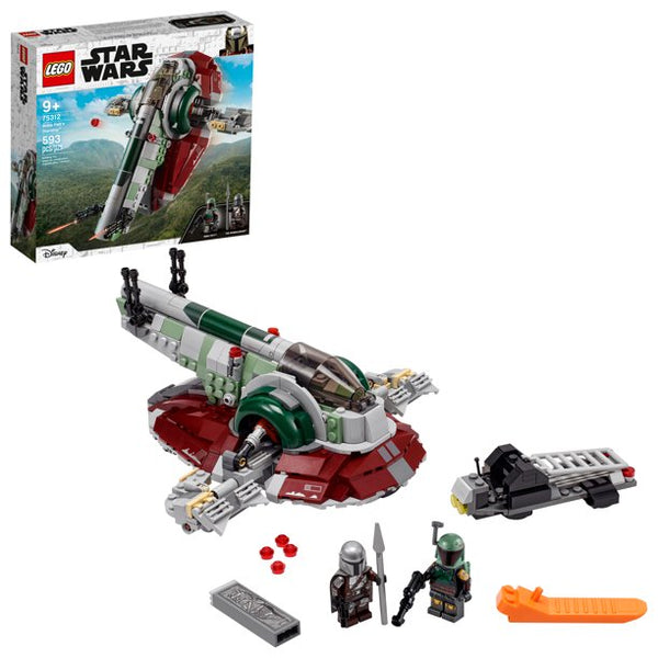 LEGO Star Wars Boba Fett s Starship SLAVE 1 75312 Building Kit Hollywood Heroes