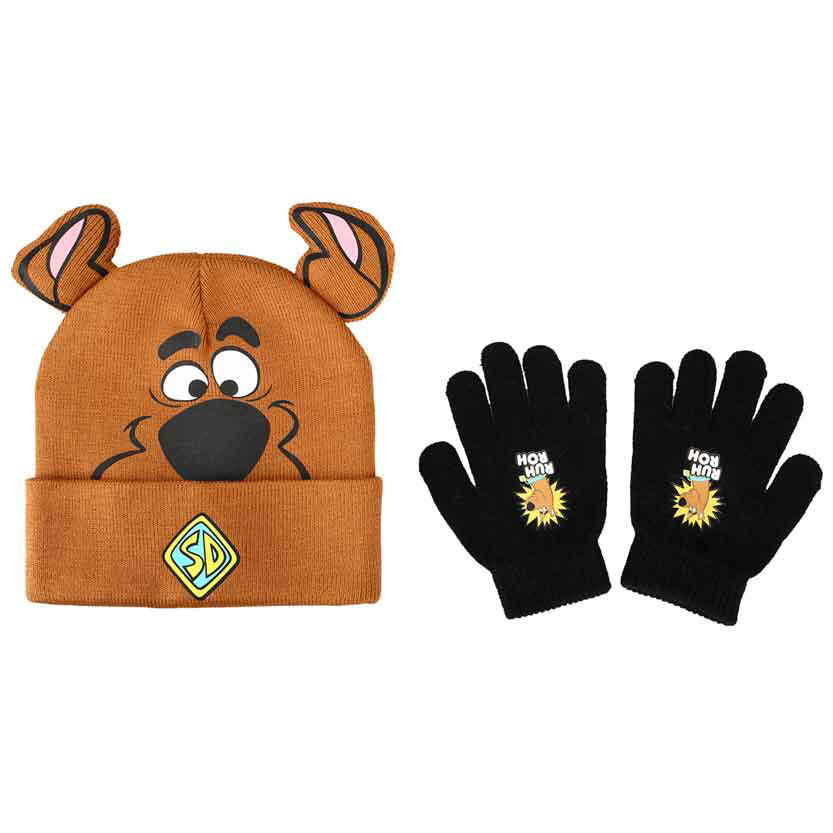 Scooby-Doo Youth Beanie and Gloves Combo