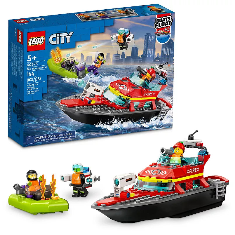 LEGO CITY 60373 Fire Rescue Boat