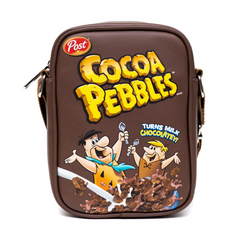 Cocoa Pebbles Cereal Crossbody Bag with Fred Flintstone