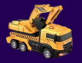 Excavatin' Moto Radio Controlled Transforming Excavator Robot