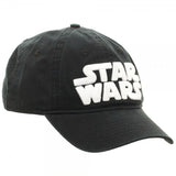 Star Wars Logo Curved Bill Snapback Baseball Cap