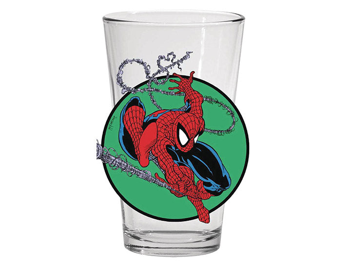 Marvel Comics Vintage Style Todd McFarlane Spider-Man Drinking Glass (ToonTumbler)