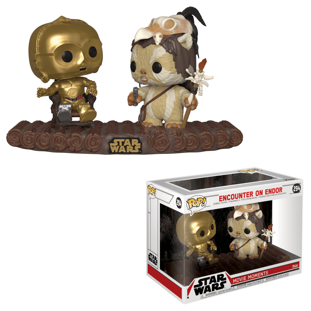 Star Wars Encounter on Endor C-3PO on Throne Movie Moments Funko Pop! Figure