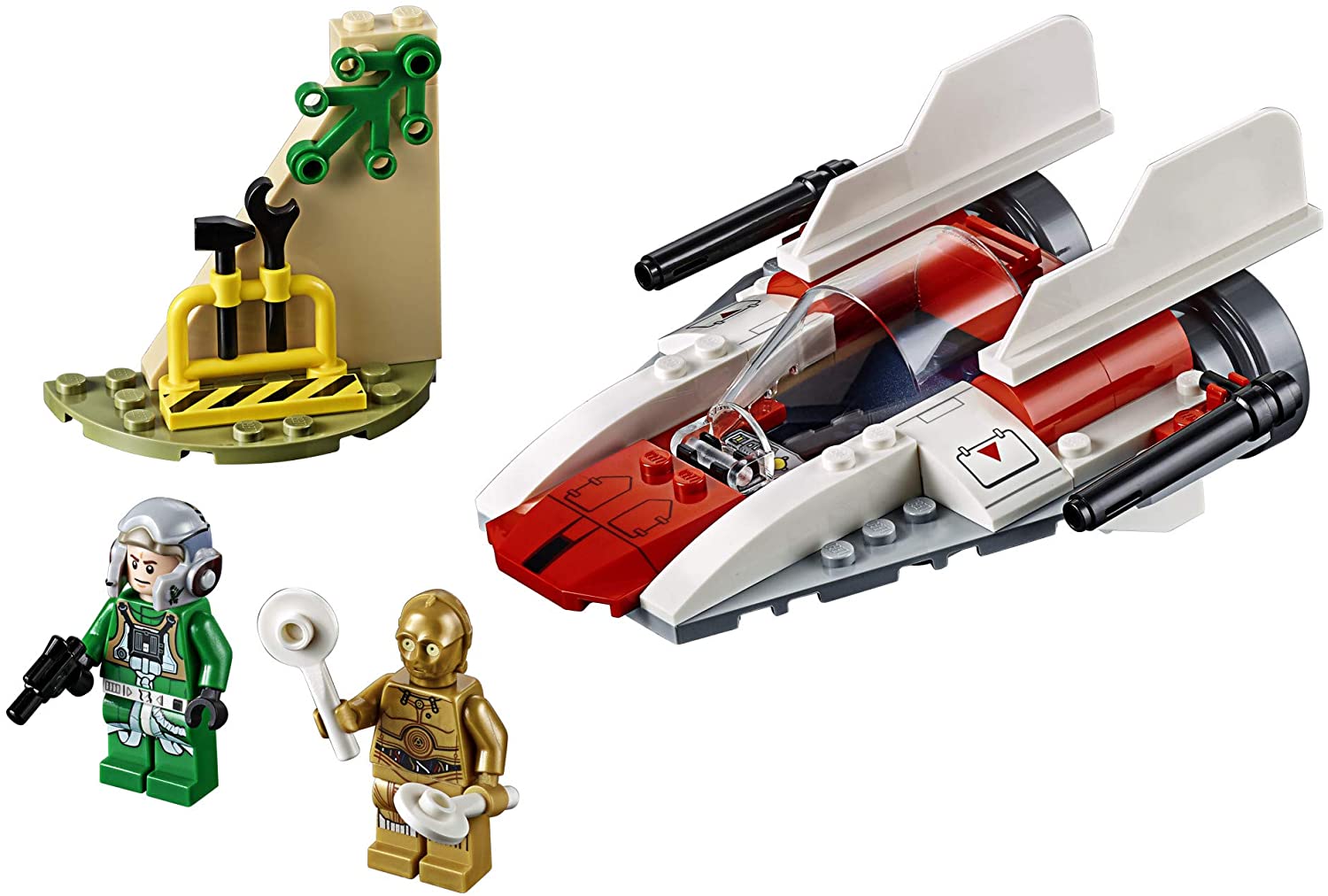 Jeg var overrasket Forlænge læsning Lego Star Wars Rebel A Wing Starfighter Building Kit 75247 (62 Pieces) –  Hollywood Heroes