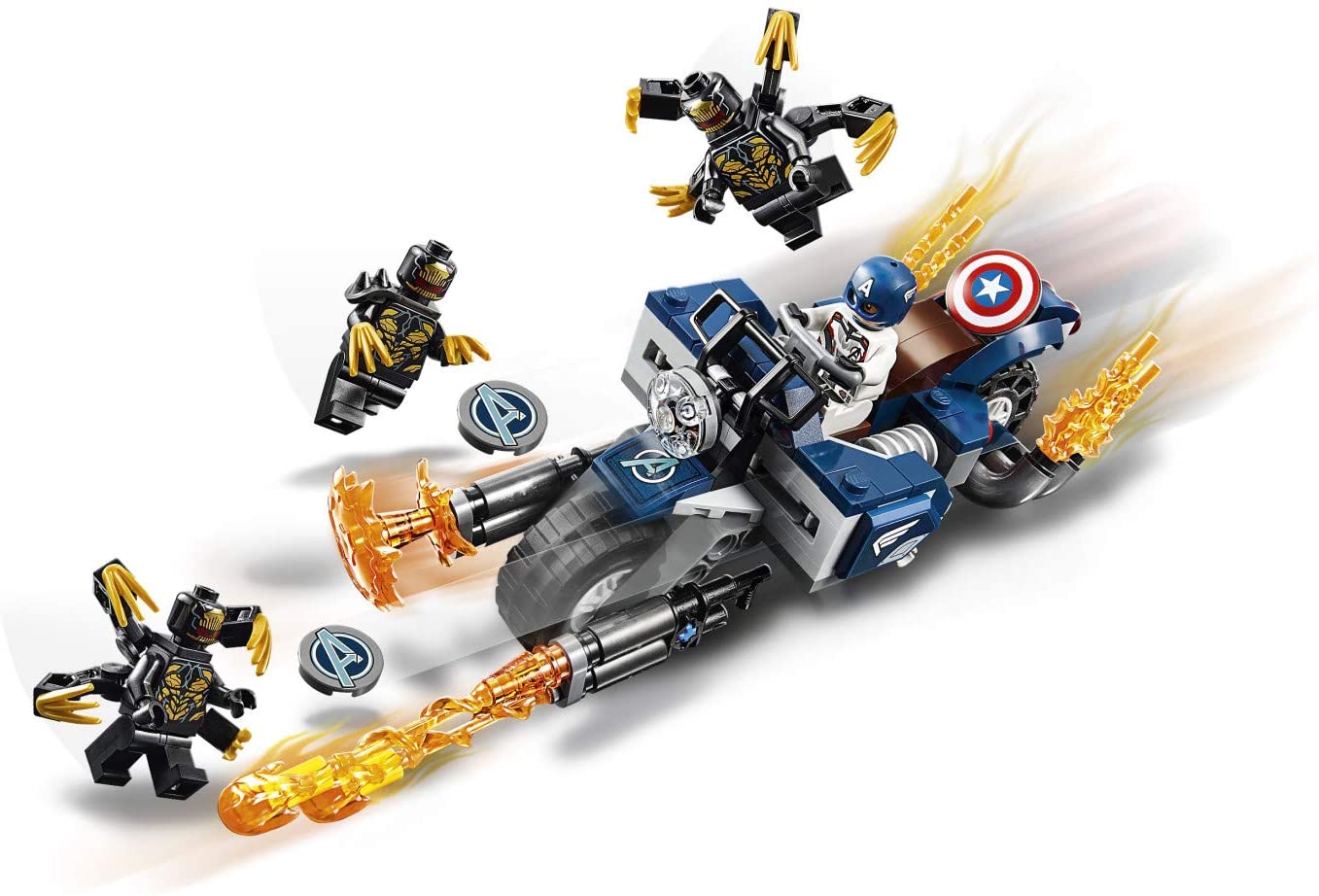 Lego Marvel Avengers Captain America: Outrider's Attack Building Kit 7 –  Hollywood Heroes