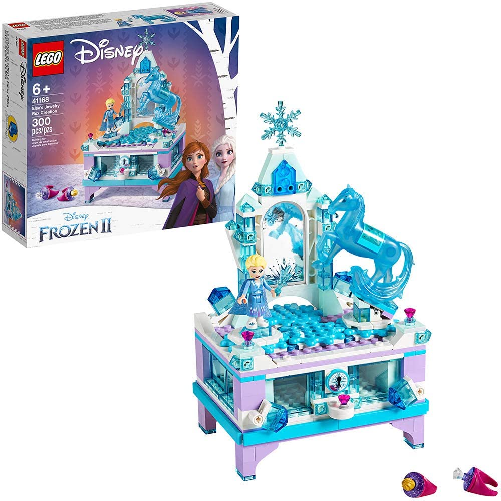 Lego Disney Frozen II Elsa's Jewelry Box Creation Building Kit 41168 w/ Elsa Mini & Nokk Figure (300 Pieces)