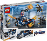 Lego Marvel Avengers Captain America: Outrider's Attack Building Kit 76123 (167 Pieces)