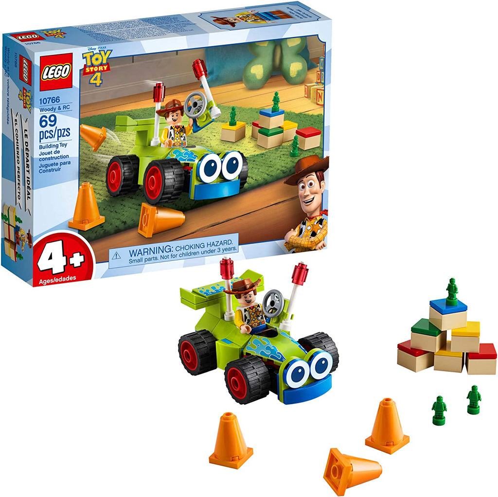 Lego Disney Pixar's Toy Story 4 Woody & RC Building Kit 10766 (69 Pieces)