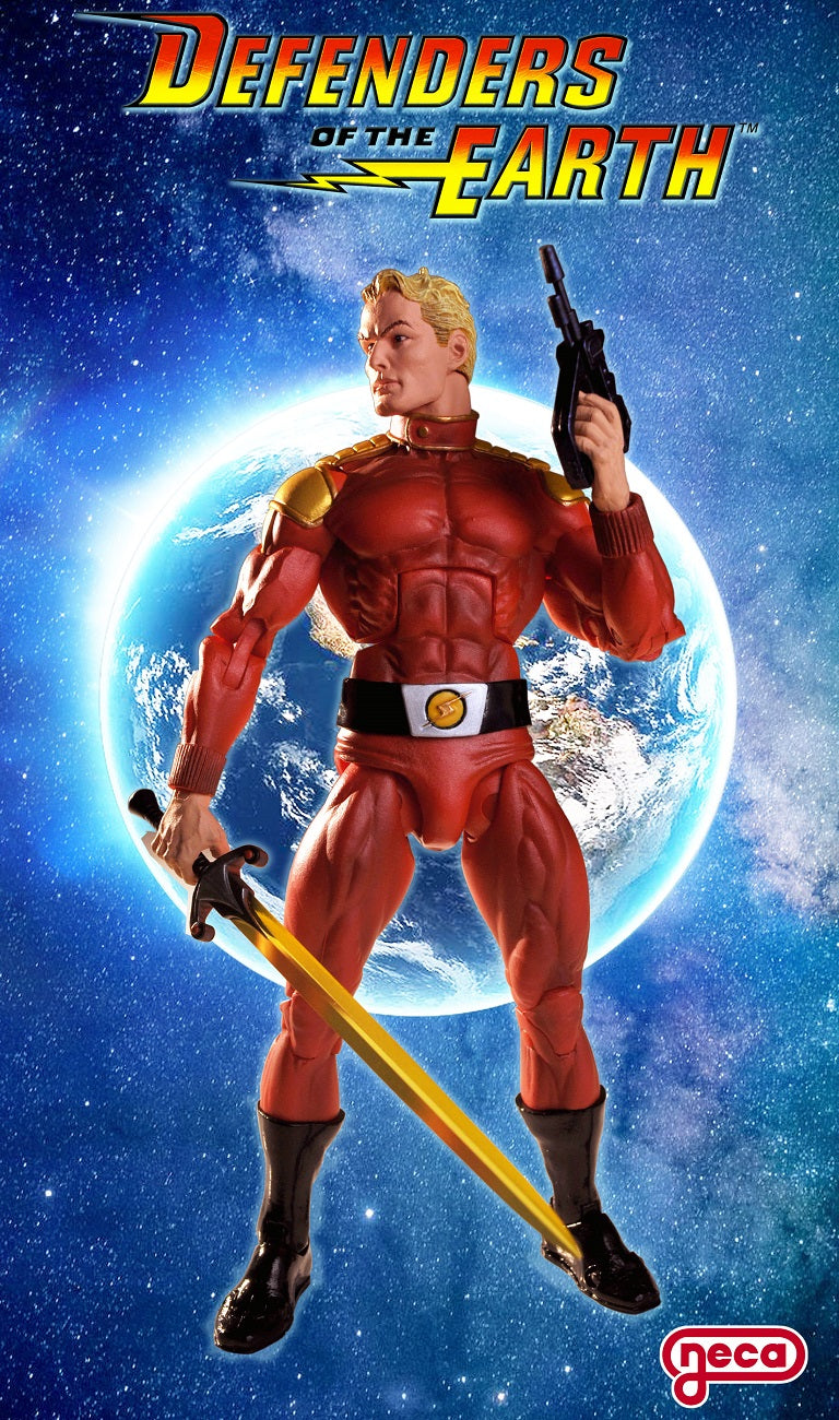 NECA Defenders of the Earth Flash Gordon 7 Action Figure – Hollywood Heroes