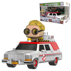 Funko Ghostbusters Ecto-1 Vehicle with Jillian Holtzmann Pop Rides Figure