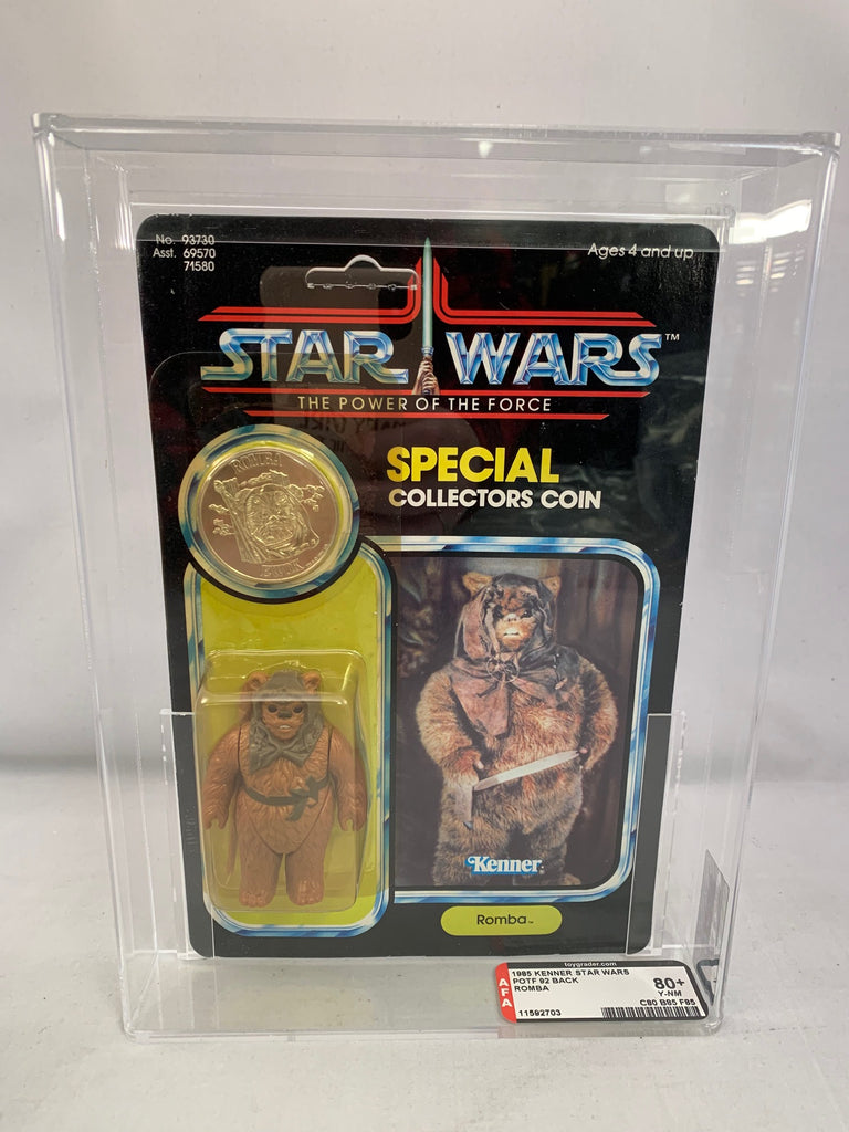 Vintage Star Wars POTF Romba 92-Back AFA 80+ MOC