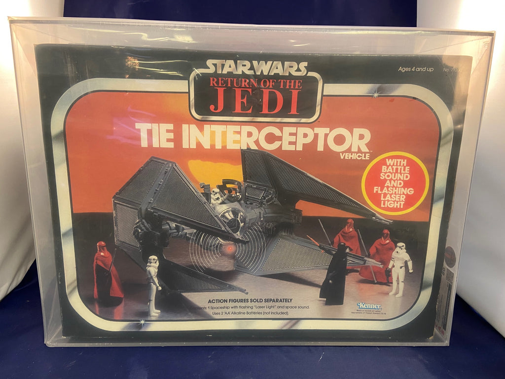 Vintage Star Wars ROTJ Tie Interceptor Vehicle CAS 80 MIB