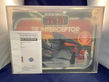 Vintage Star Wars ROTJ Tie Interceptor Vehicle CAS 80 MIB