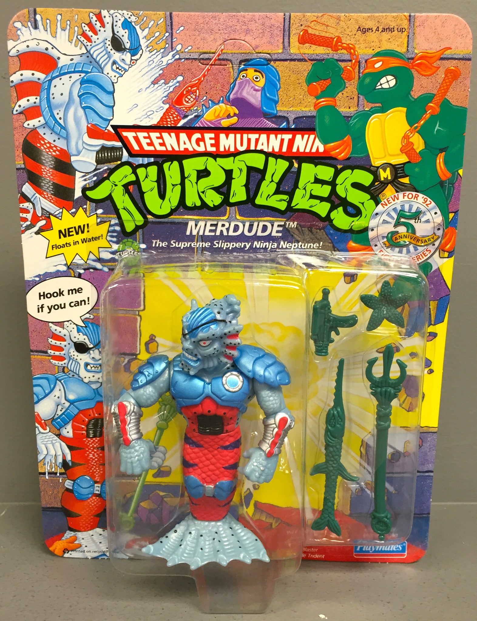 Vintage Teenage Mutant Ninja Turtles Merdude Action Figure – Hollywood  Heroes