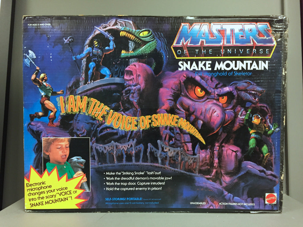 Vintage Mattel Masters of the Universe Snake Mountain Playset MISB