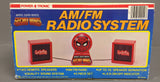 Vintage Marvel Spider-Man AM/FM Radio System MIB