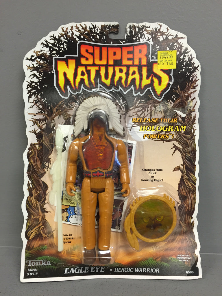 Vintage Super Naturals Eagle Eye Hologram Action Figure Tonka