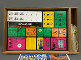 Vintage 50 in One Electronic and Magnetic Project Kit Board Game