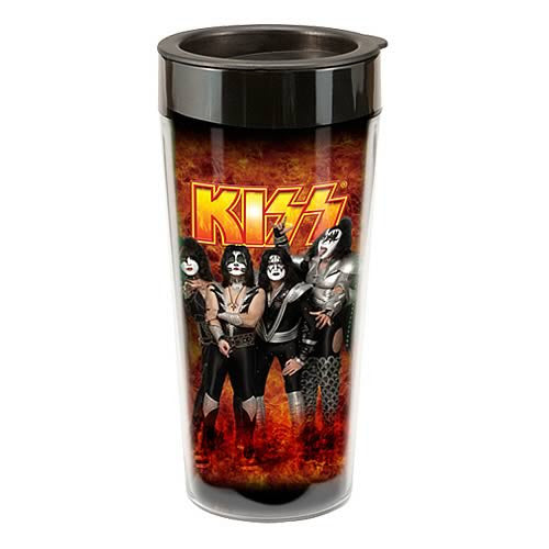 Vandor KISS Plastic Travel Mug