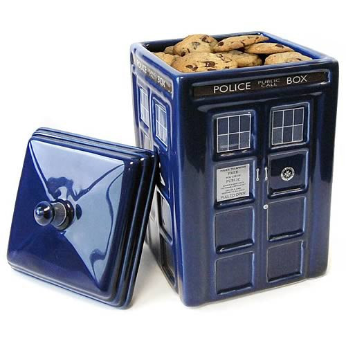 Doctor Who Ceramic Tardis Cookie Jar