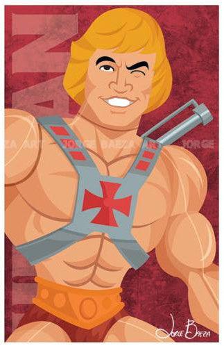 Masters of the Universe He-Man Comic-Style Print 11" x 17"