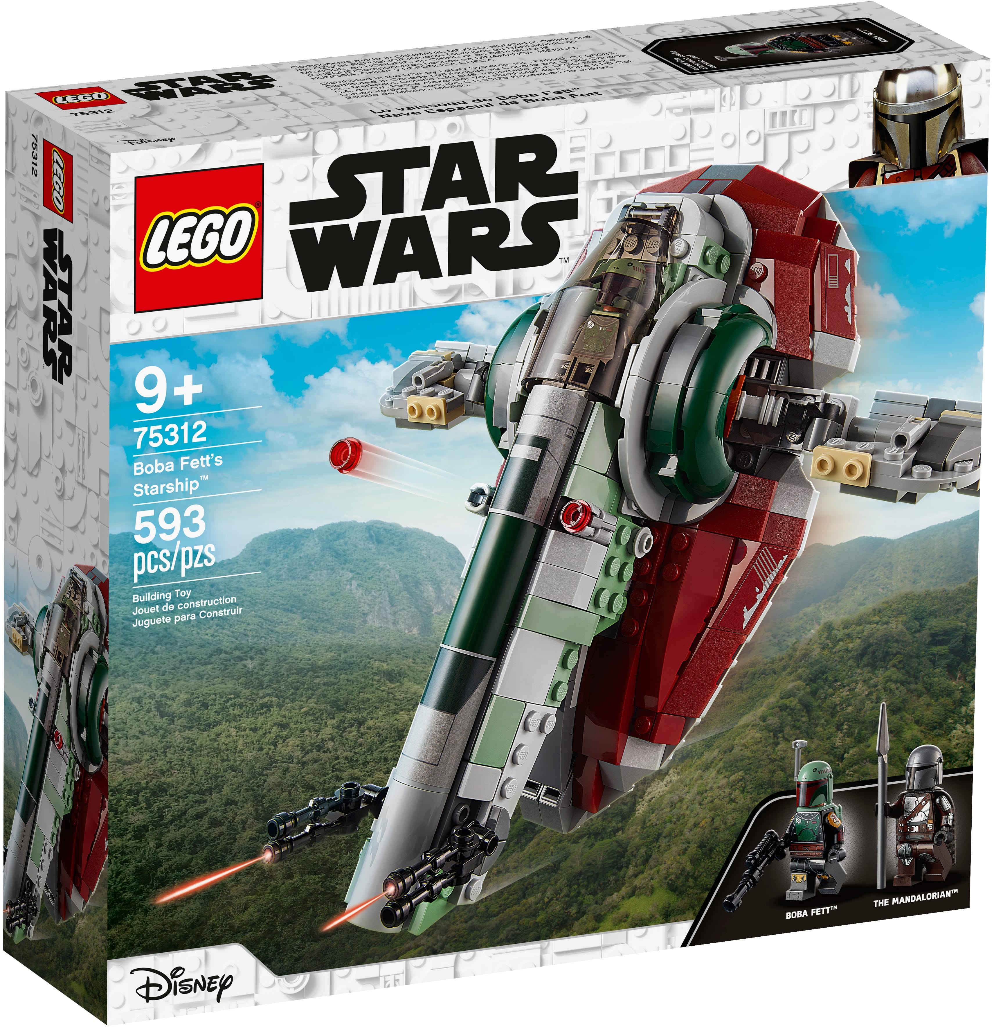 LEGO Star Boba Fett's Starship SLAVE 1 75312 Building Kit – Hollywood Heroes
