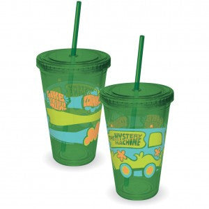 Scooby-Doo Water Cup with Straw – Hollywood Heroes